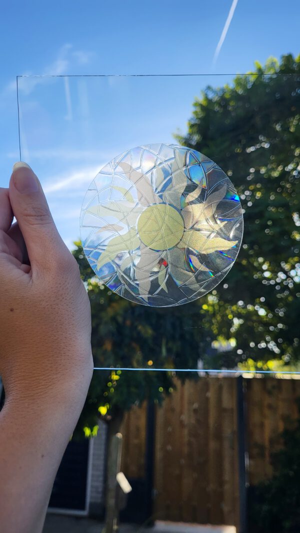 Suncatcher Sticker Blij Zonnetje