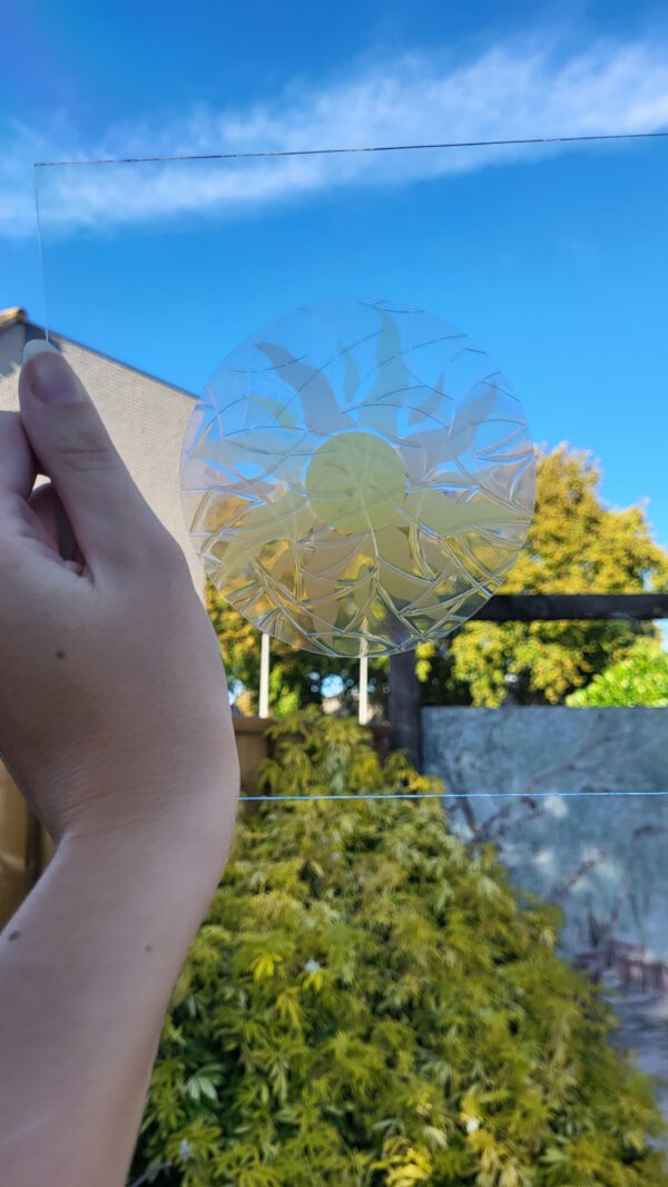 Suncatcher Sticker Blij Zonnetje - Afbeelding 4